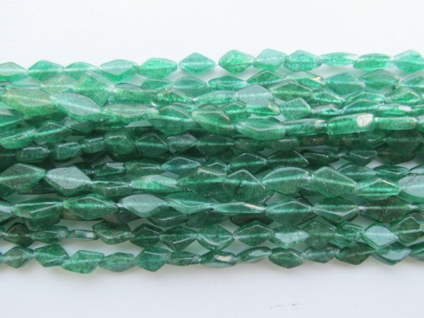 Green Aventurine Kite Shape Beads