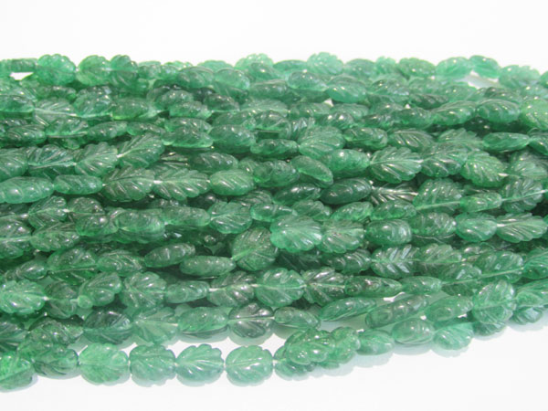 Green Aventurine Karvin Oval Beads