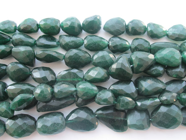 Green Aventurine Faceted Tumbled 