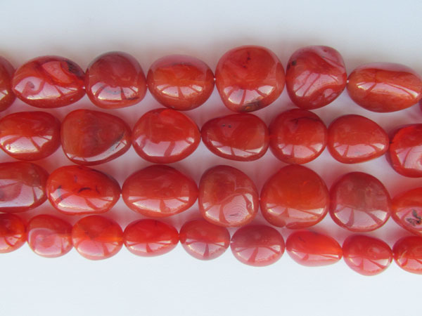  Carnelian Plain Tumbled