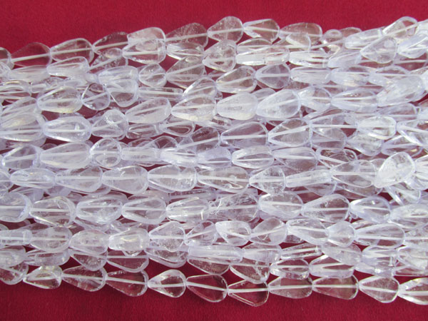 Crystal Straight Drill FlatPears Beads