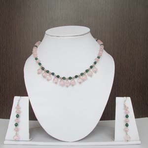 Gemstone Silver Necklace 