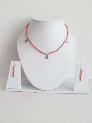 Gemstone Silver Necklace 