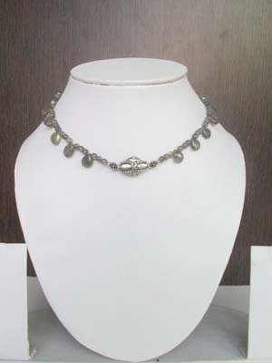 Gemstone Silver Necklace 